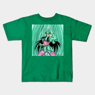 dragon shiryu in saint seiya cosmos cloth Kids T-Shirt